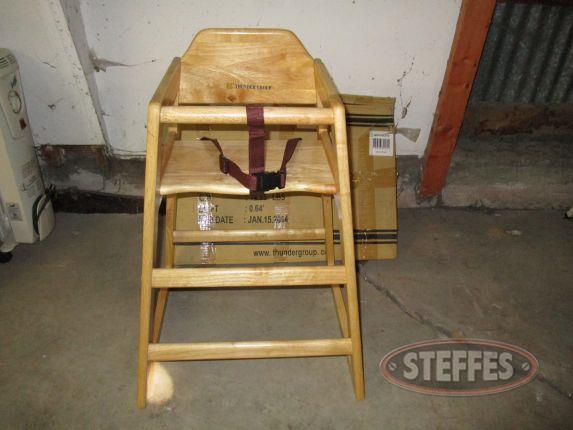 New in the box Wood High Chair_1.jpg
